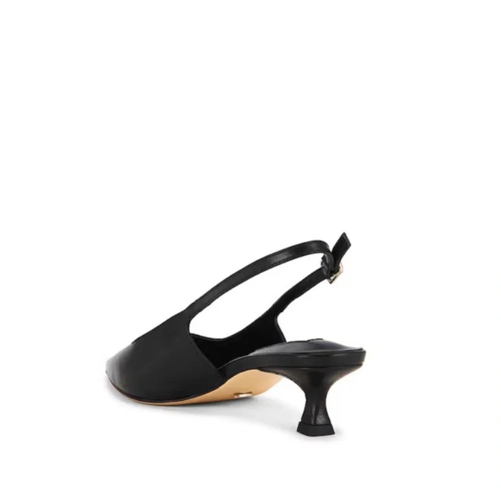 Tony Bianco Crush Slingback Pump in Black Vintage Leather size 71/2 - Picture 4 of 9